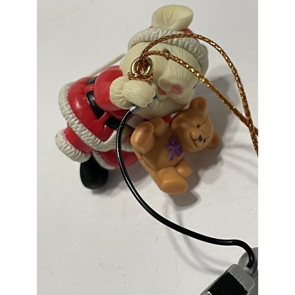 VTG Santa Mouse Photographer Color Film Roll Trim A Tree Christmas Ornament - Picture 4 of 9